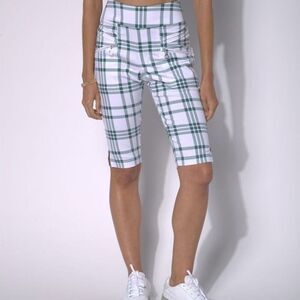 GG Blue Golf Green and White Plaid New Fab Fit Short III